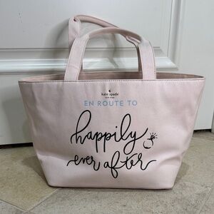 Kate Spade Light Pink Tote - En Route to Happily Ever After